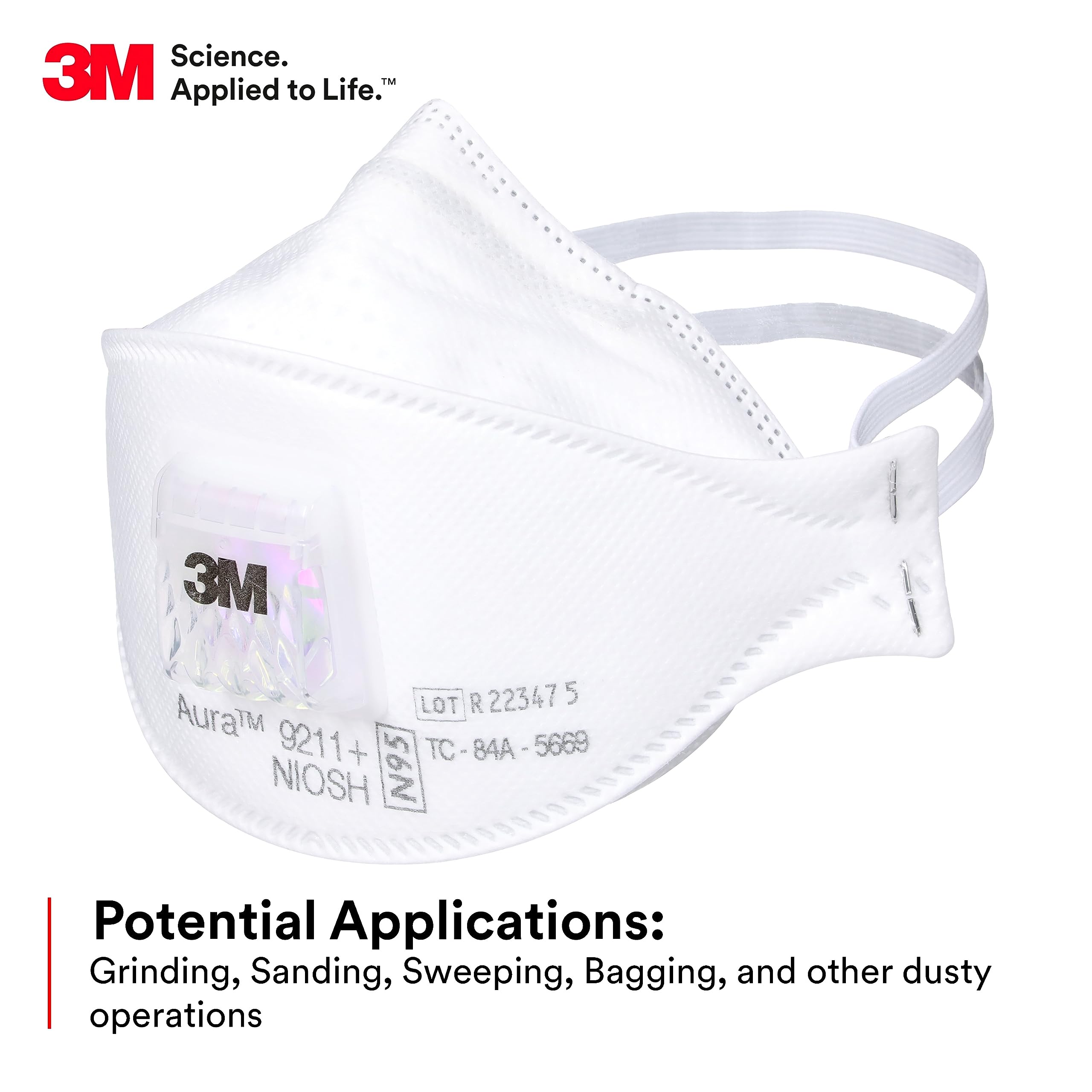 Woodworking Respirator - 3M Aura 9211+ Partikül Maskesi N95