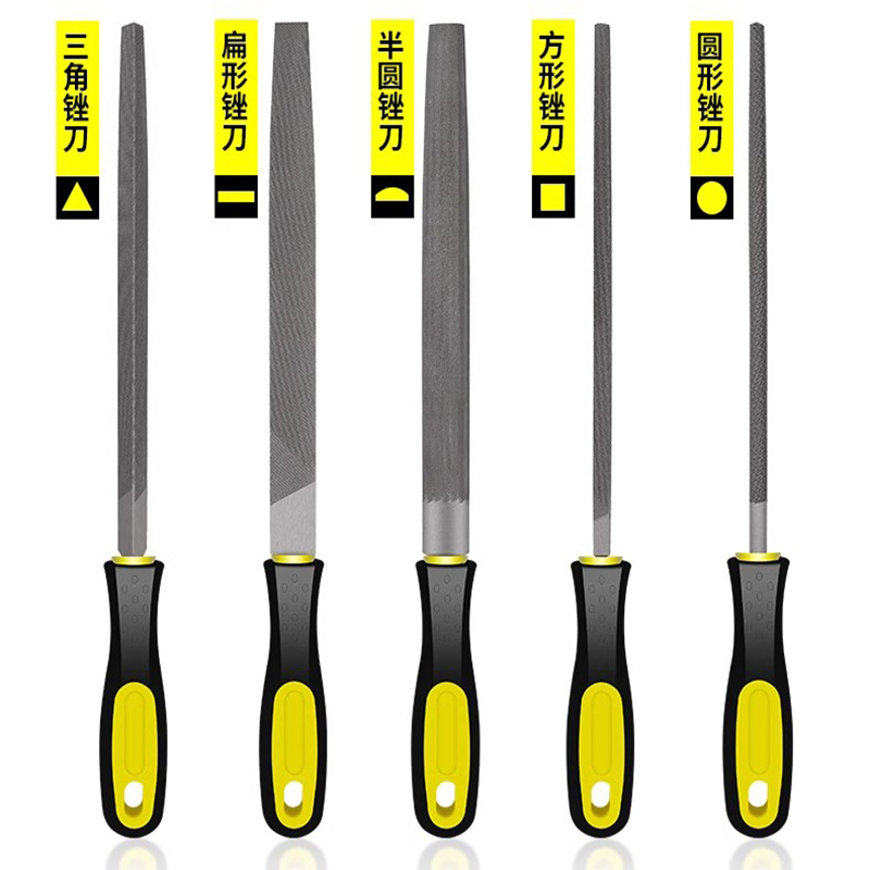 Woodworking Files And Rasps - Endüstriyel Çelik Eğe Seti Düz/Yuvarlak/Yarım Yuvarlak/Üçgen/Kare