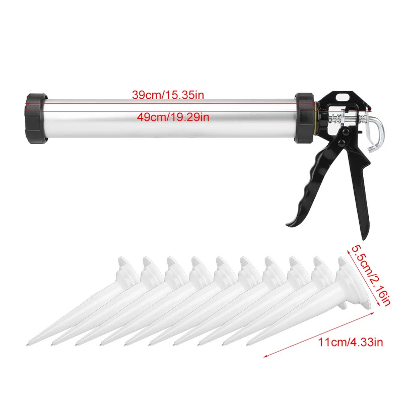 Woodworking Terms - 1 adet 600ml alüminyum tüp silikon