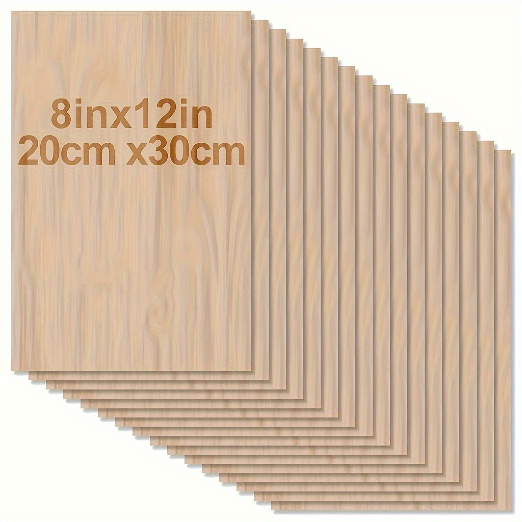 Woodworking Zone - El Sanatları İçin 4/8 Adet Ahşap