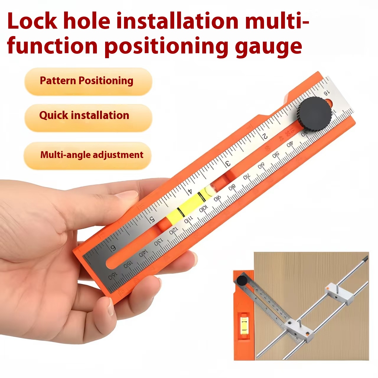 Çok amaçlı Derinlik Ölçme Cetv - Woodworking Finishing incelemesi ve fiyatı