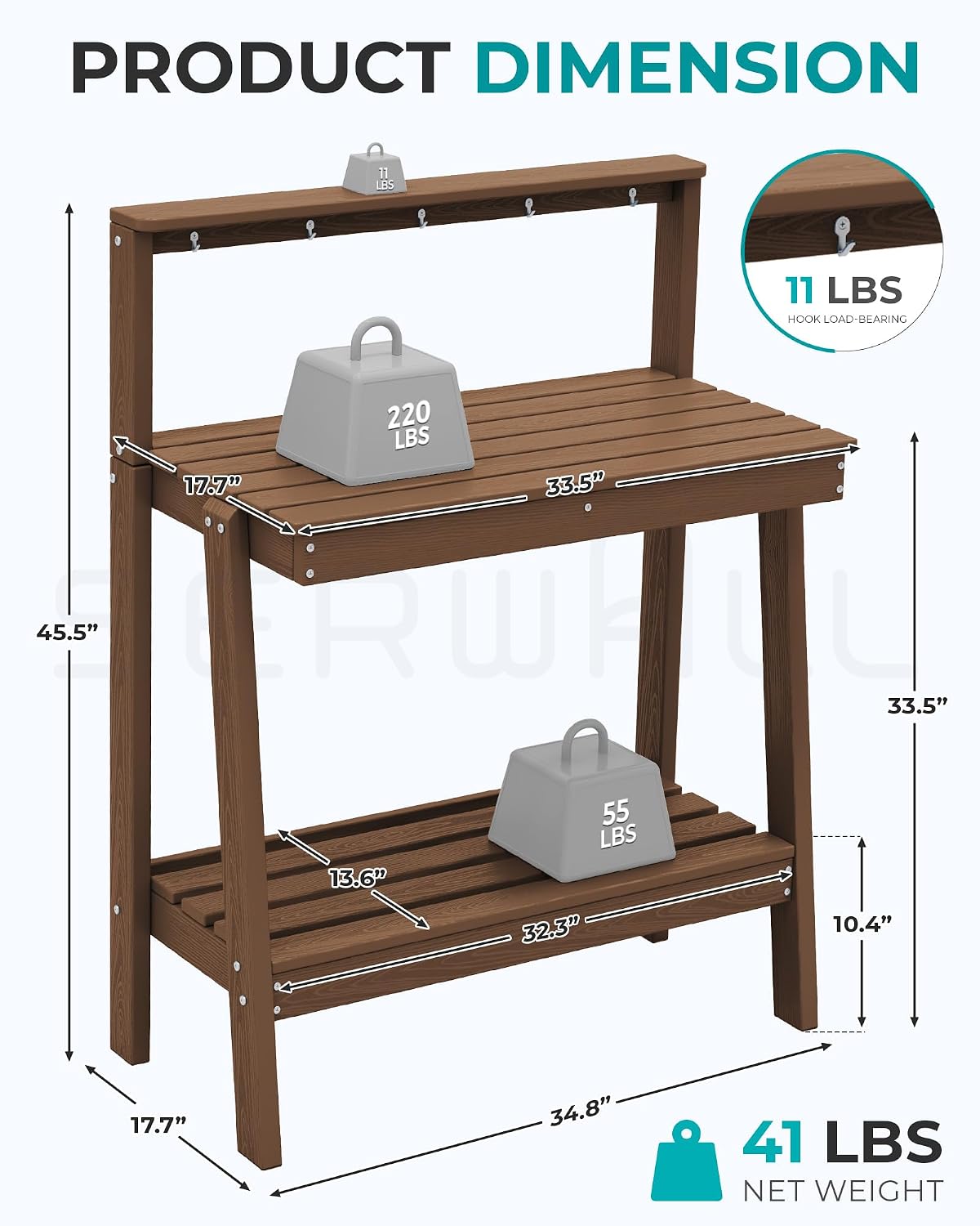 Dış Mekan Saksı Tezgahı Masası - Woodworking Work Table incelemesi ve fiyatı
