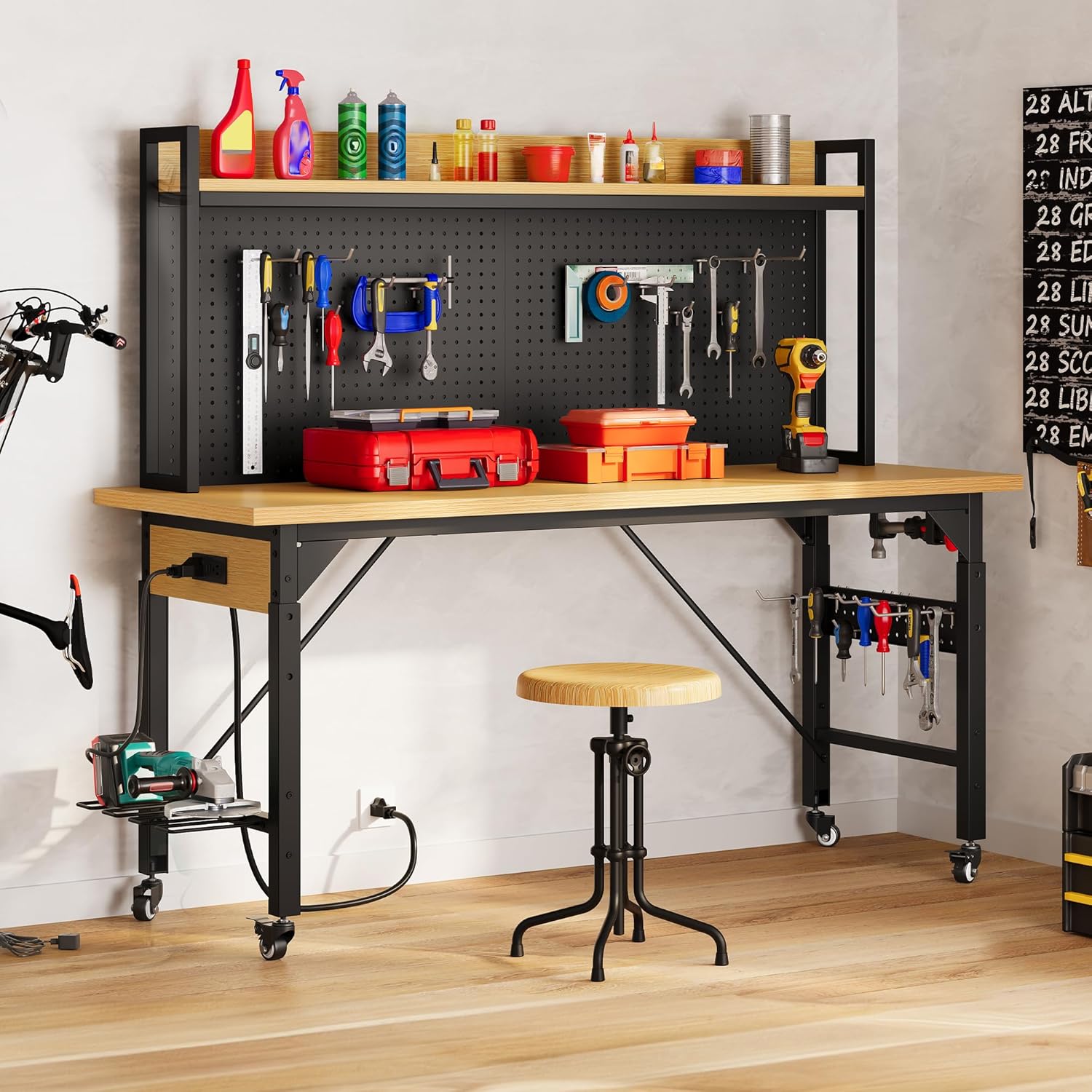 60 inç Ayarlanabilir Tezgah, P - Woodworking Work Table incelemesi ve fiyatı