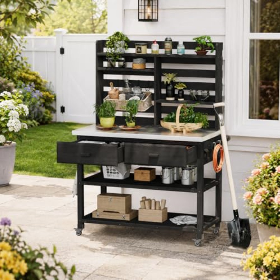 Dış Mekan Saksı Dikme Tezgahı, - Woodworking Work Table incelemesi ve fiyatı