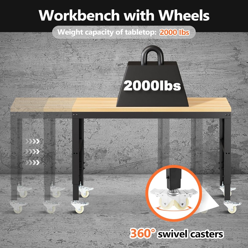 Ayarlanabilir Tezgah, Ağır Hiz - Woodworking Work Table incelemesi ve fiyatı