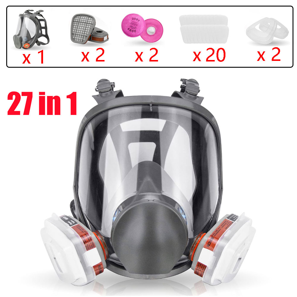 6800 Gaz Maskesi Tam Yüz Büyük - Woodworking Respirator incelemesi ve fiyatı