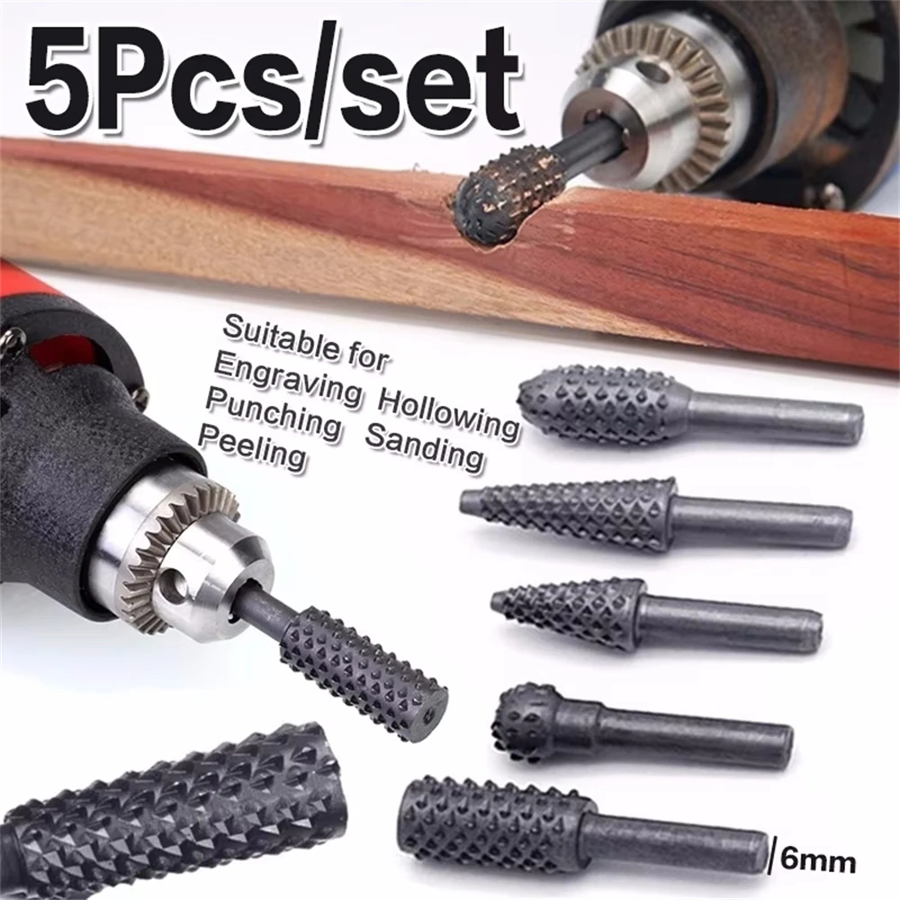 5 adet döner zanaat dosyaları  - Woodworking Files And Rasps incelemesi ve fiyatı