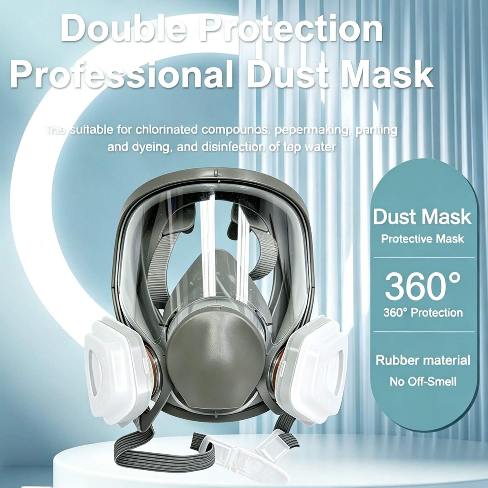 306 Filtre Adaptörlü 6800 Tam  - Woodworking Respirator incelemesi ve fiyatı