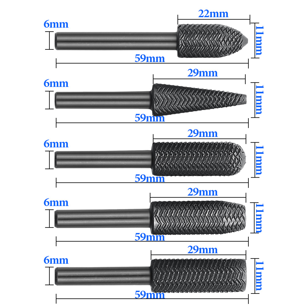 5 Parça Çift Kesimli Döner Tör - Woodworking Files And Rasps incelemesi ve fiyatı