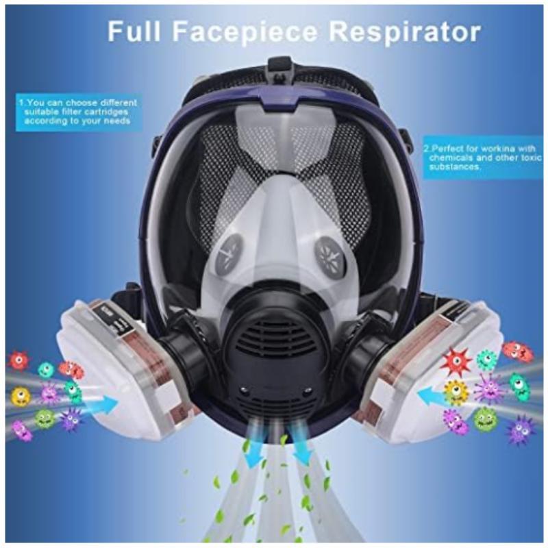 Kimyasal Gaz Maskesi 6800 Toz  - Woodworking Respirator incelemesi ve fiyatı
