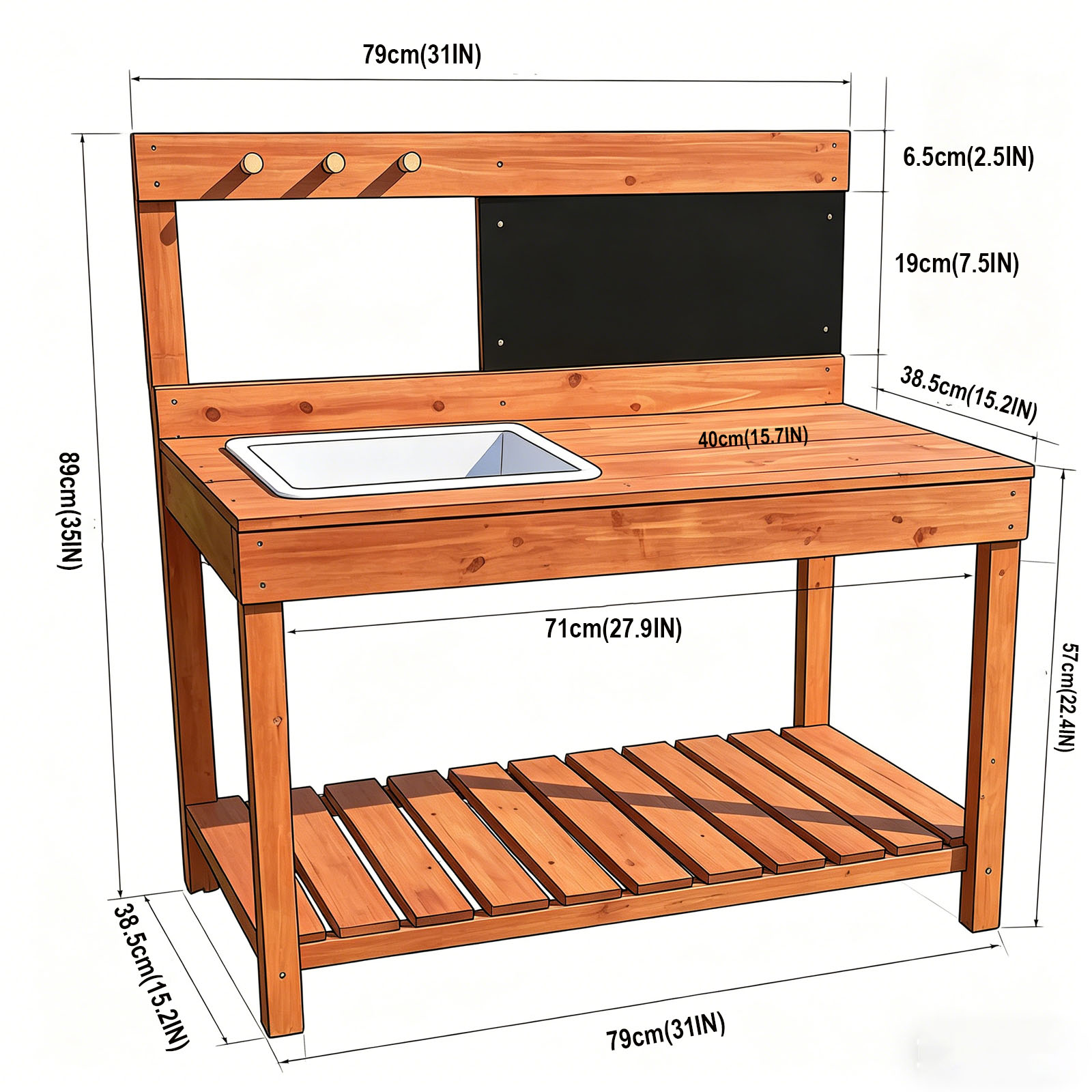 Ahşap Saksı Masaları Çocuklar  - Woodworking Work Table incelemesi ve fiyatı