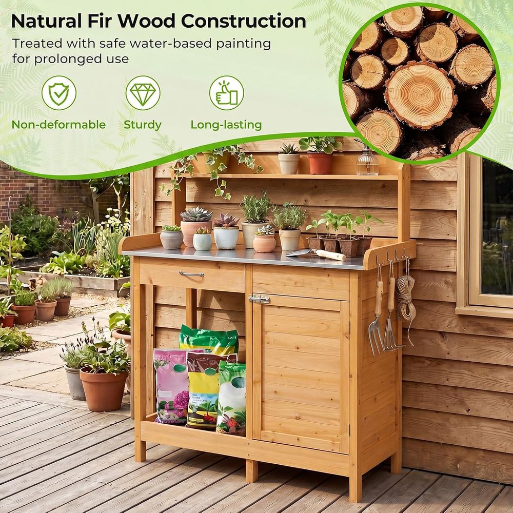 Açık Alan Saksı Tezgahı Masası - Woodworking Work Table incelemesi ve fiyatı