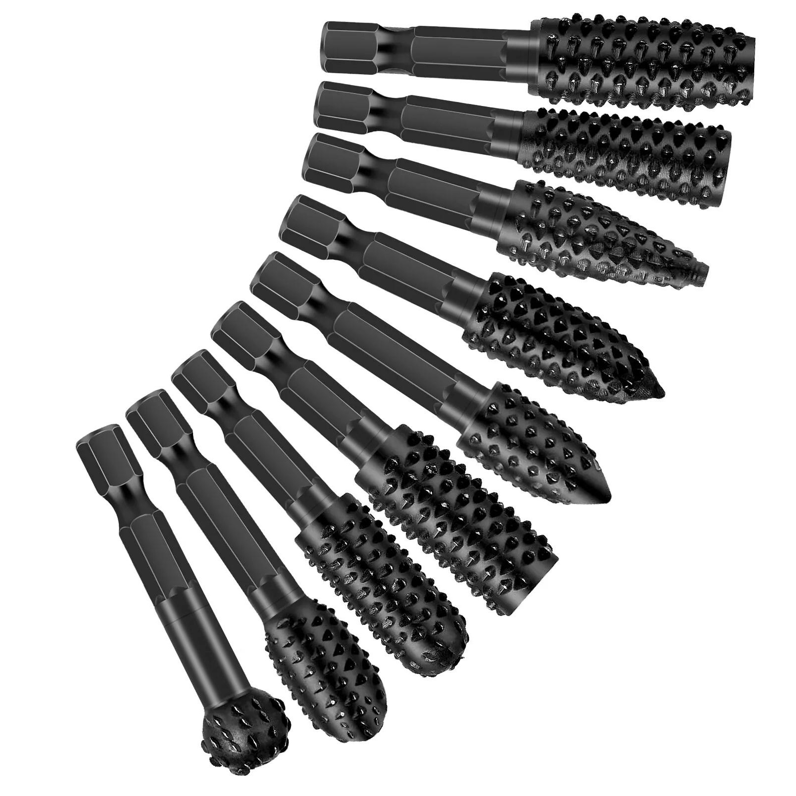10 adet Ahşap Oyma Törpü Matka - Woodworking Files And Rasps incelemesi ve fiyatı