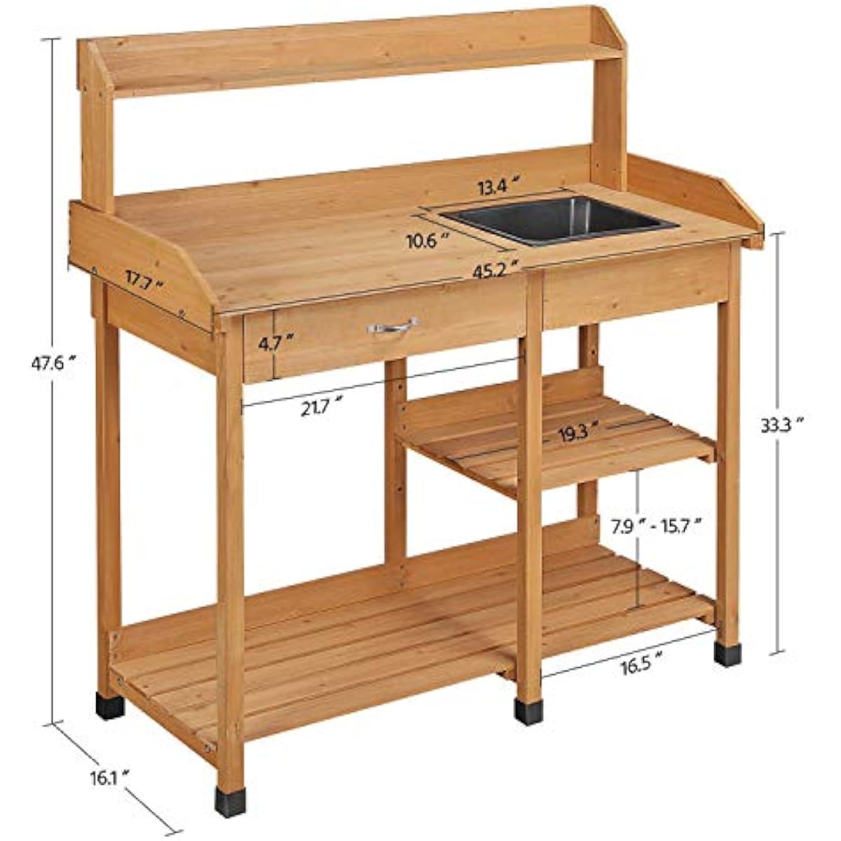 Çıkarılabilir Lavabo ve Depola - Woodworking Work Table incelemesi ve fiyatı